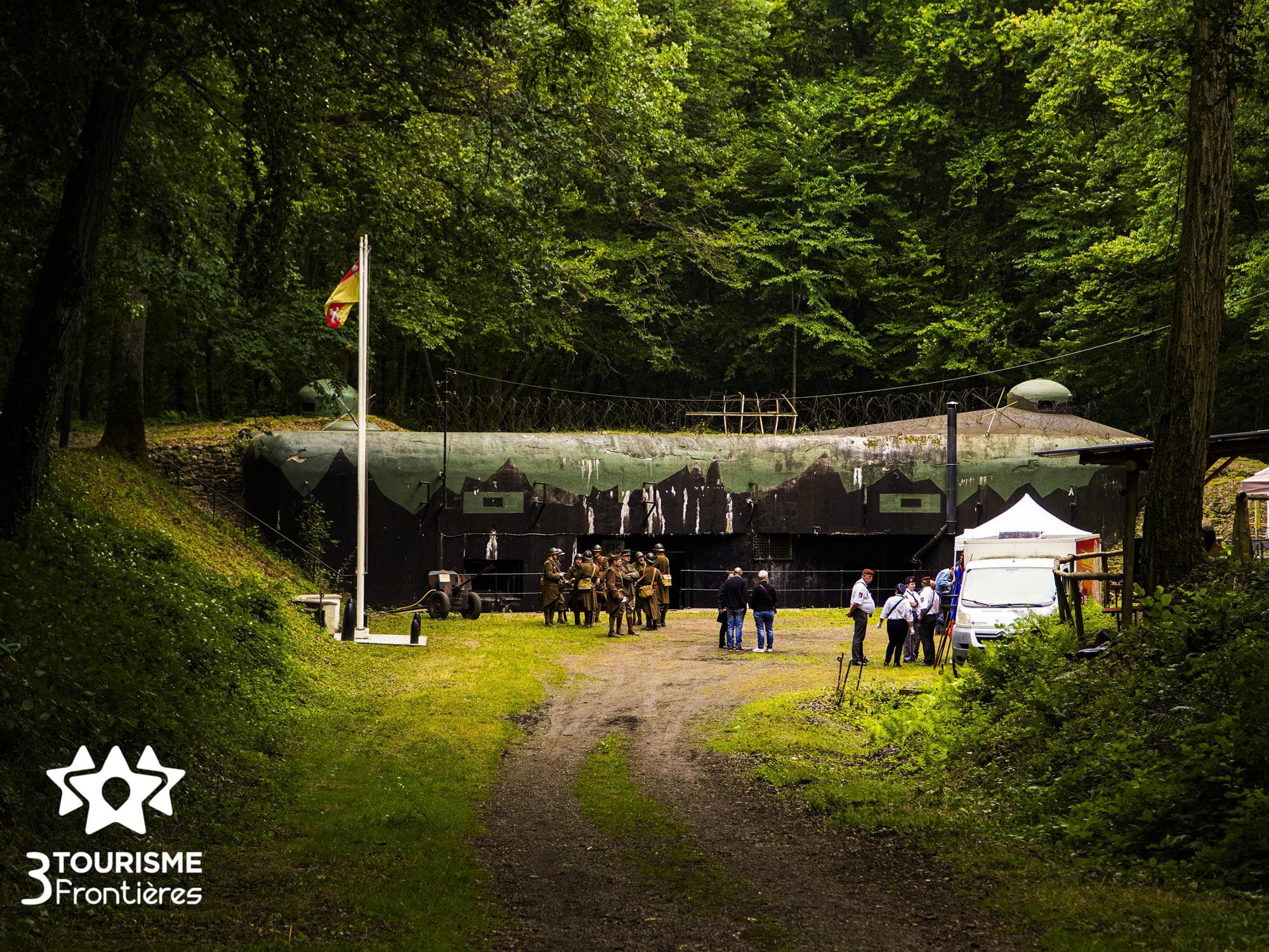 Historical reenactment on the Maginot Line