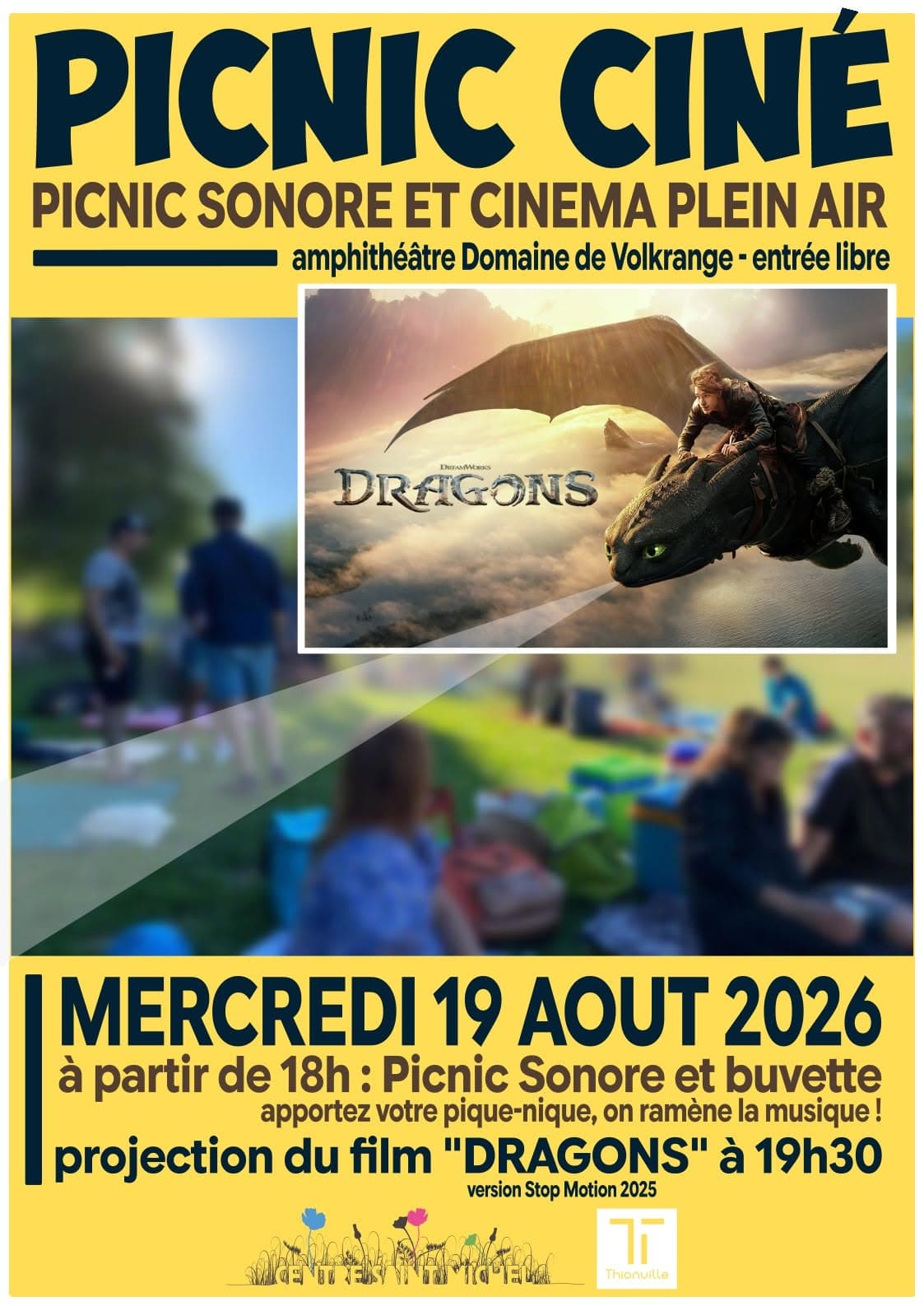 Sound picnic and open-air cinema