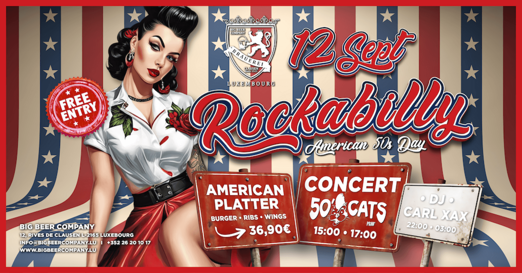 Rockabilly • Journée américaine des années 50