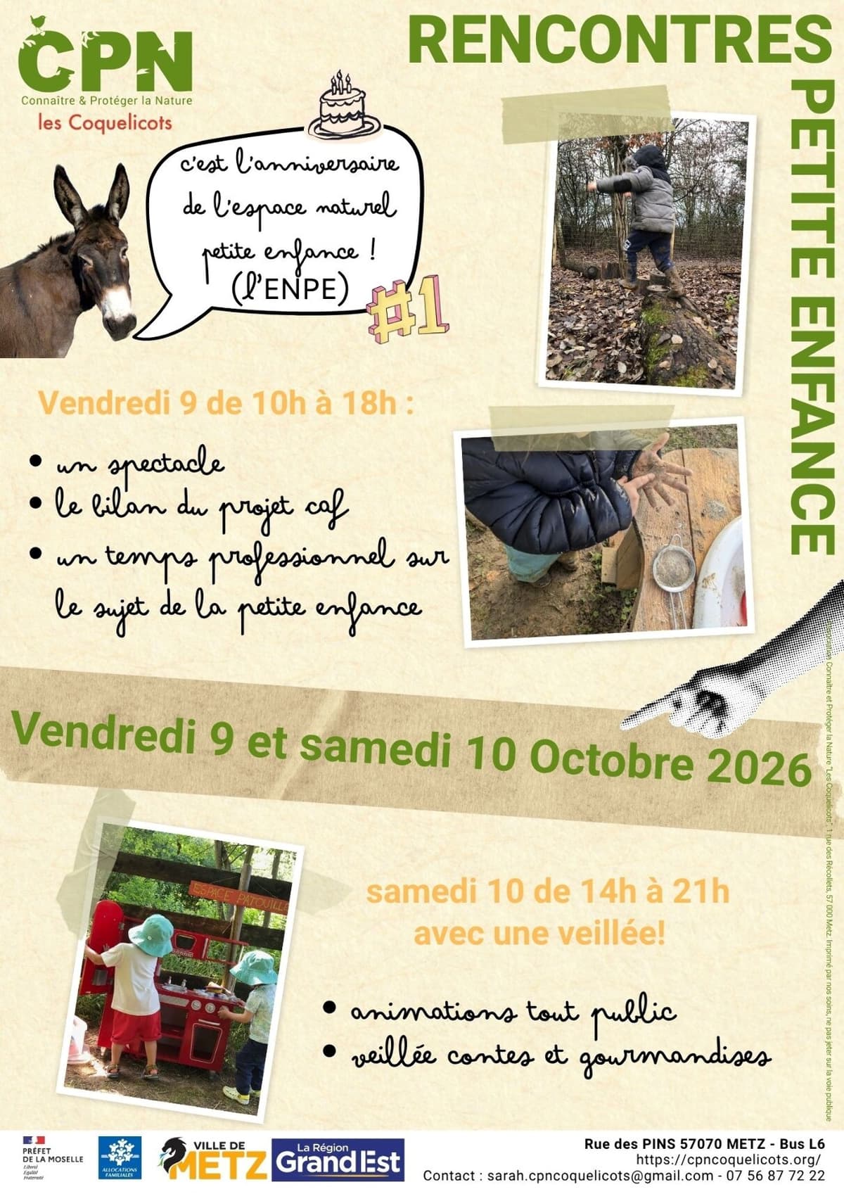 Rencontres petite enfance dans la nature