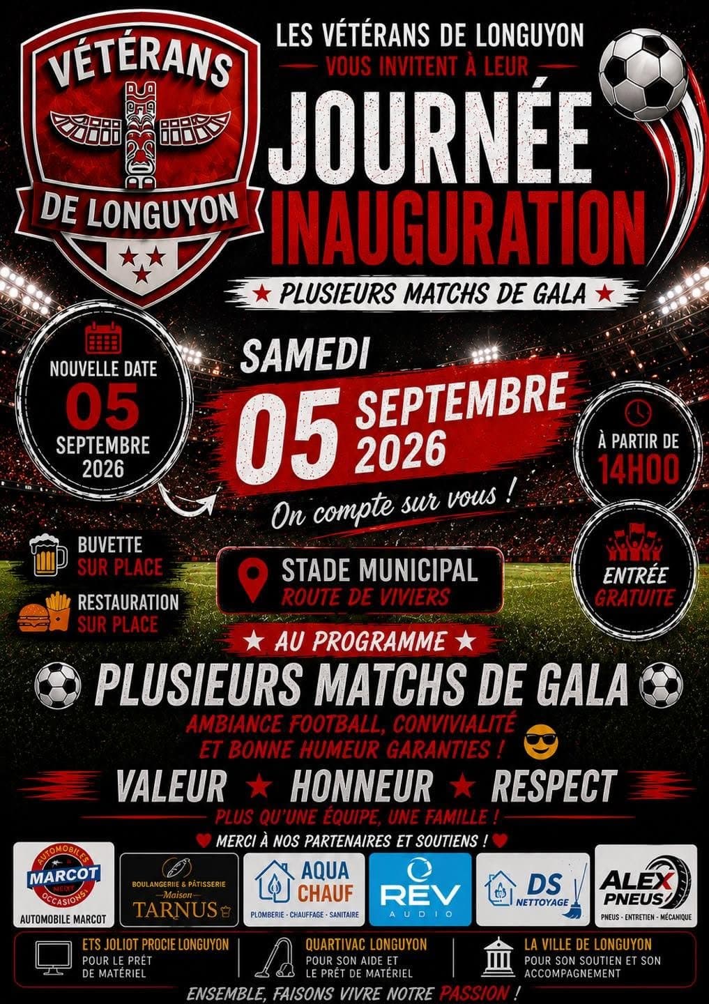 Journée inauguration vétérans Longuyon
