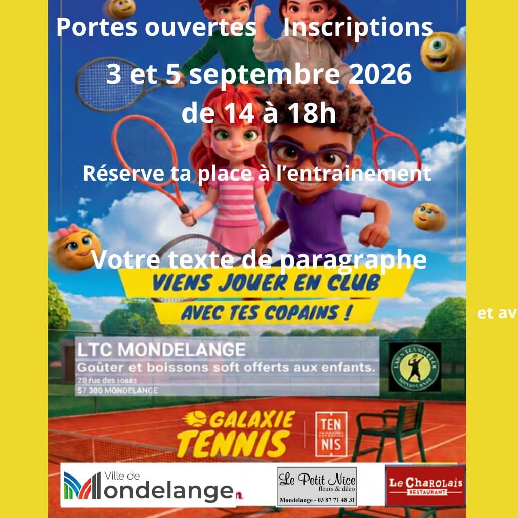 Open Days at LTC Mondelange