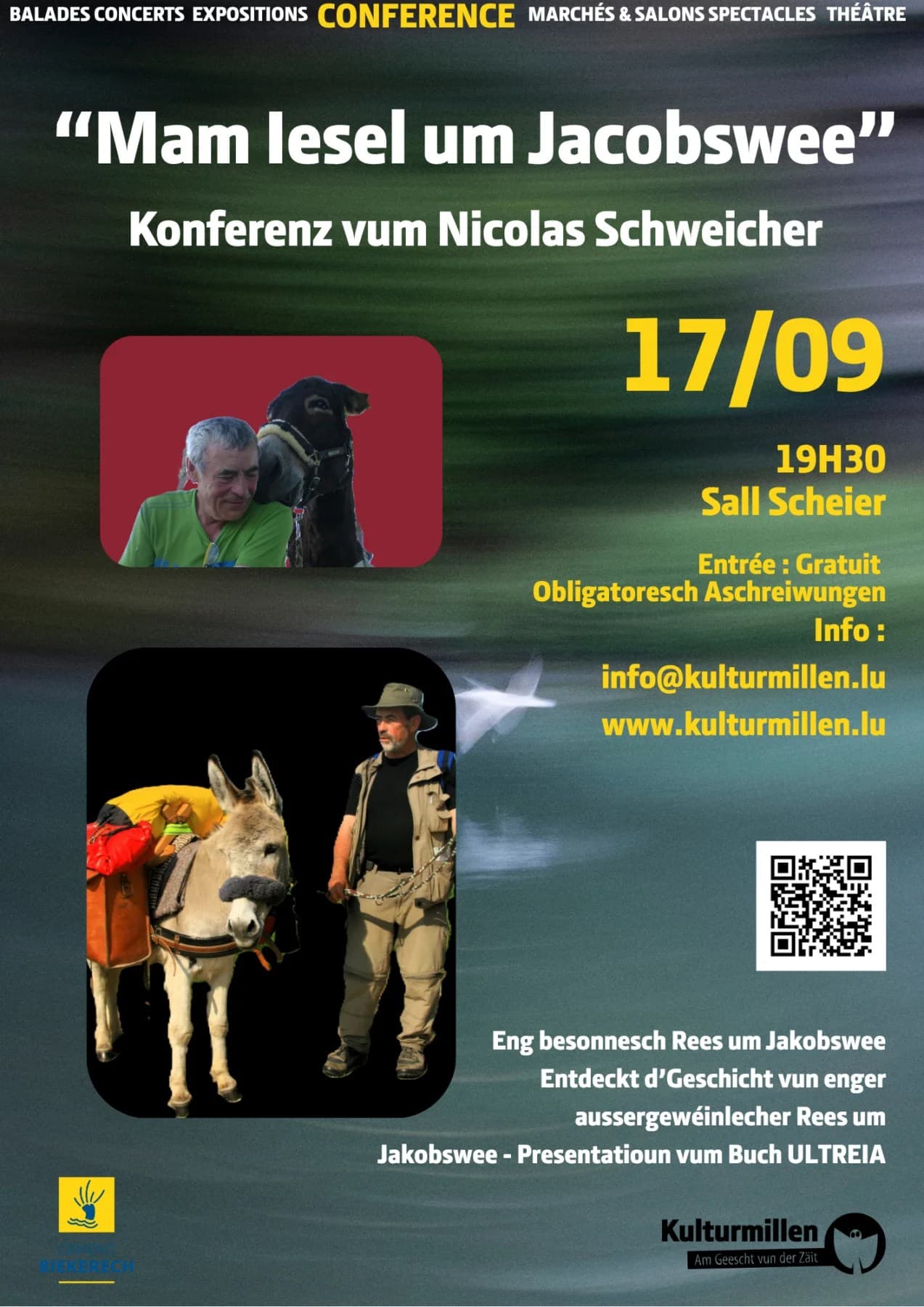 « Mam Iesel um Jakobswee » – talk by Nicolas Schweicher