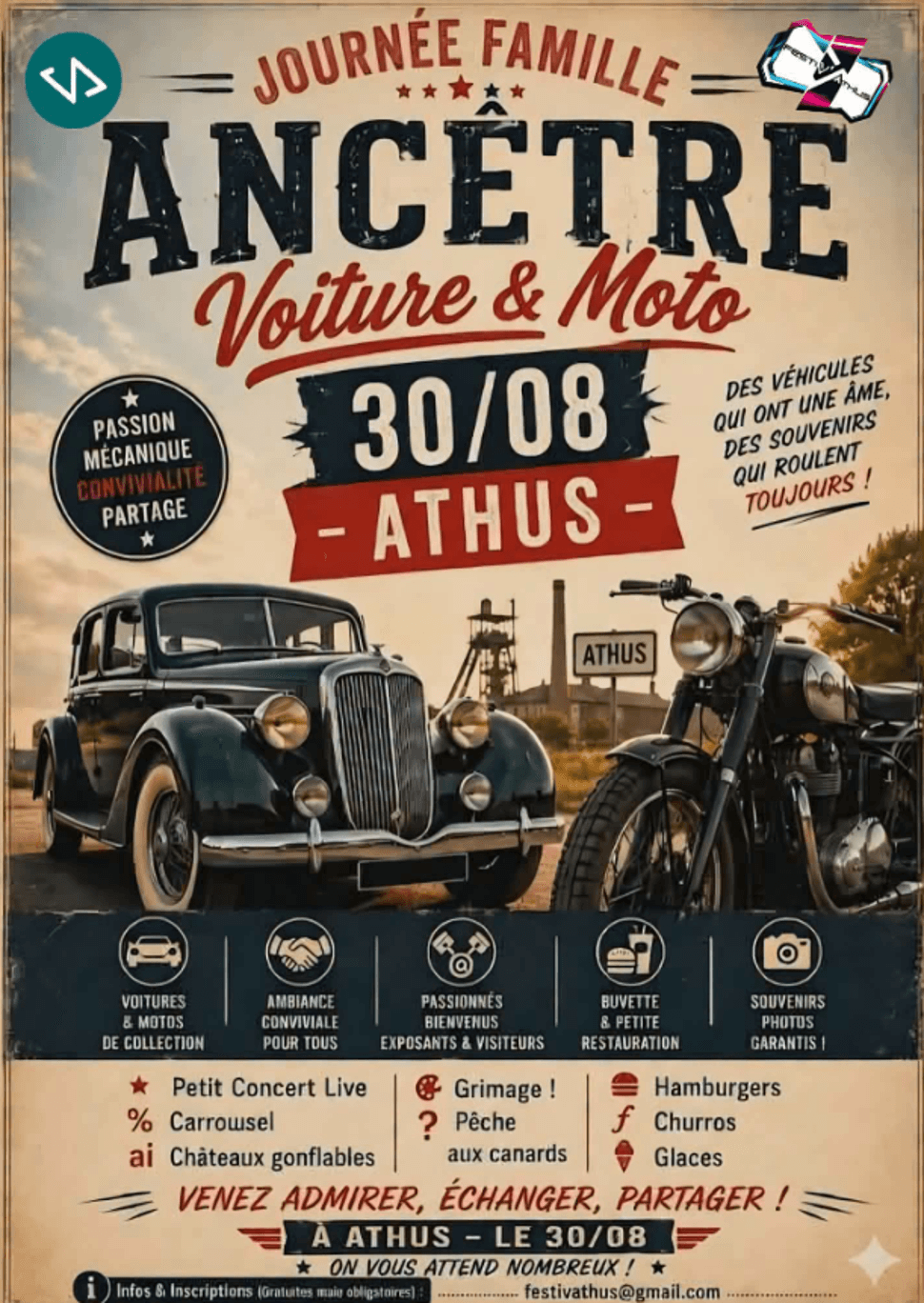 Journée Famille & Exposition de véhicules anciens