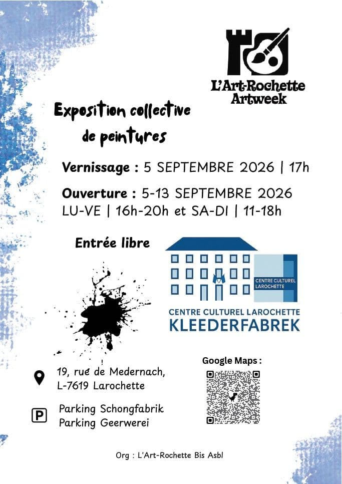 L’Art‑Rochette Artweek — Exposition collective de peintures