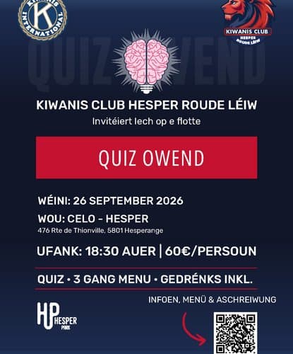 Soirée quiz à Hesperange