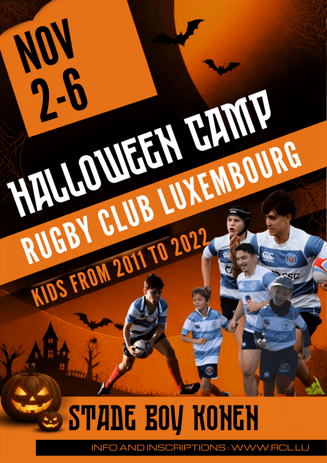 Halloween Camp 2026 - Le Rugby Club Luxembourg