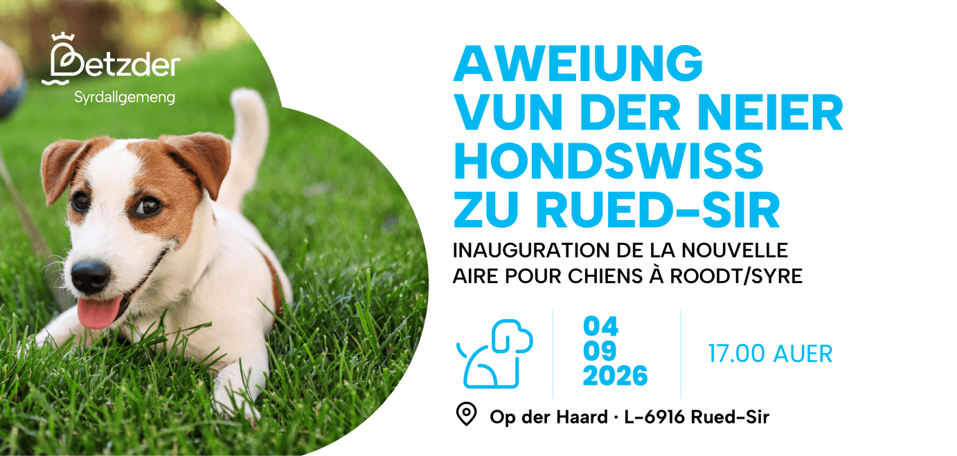 Inauguration de la nouvelle aire pour chien