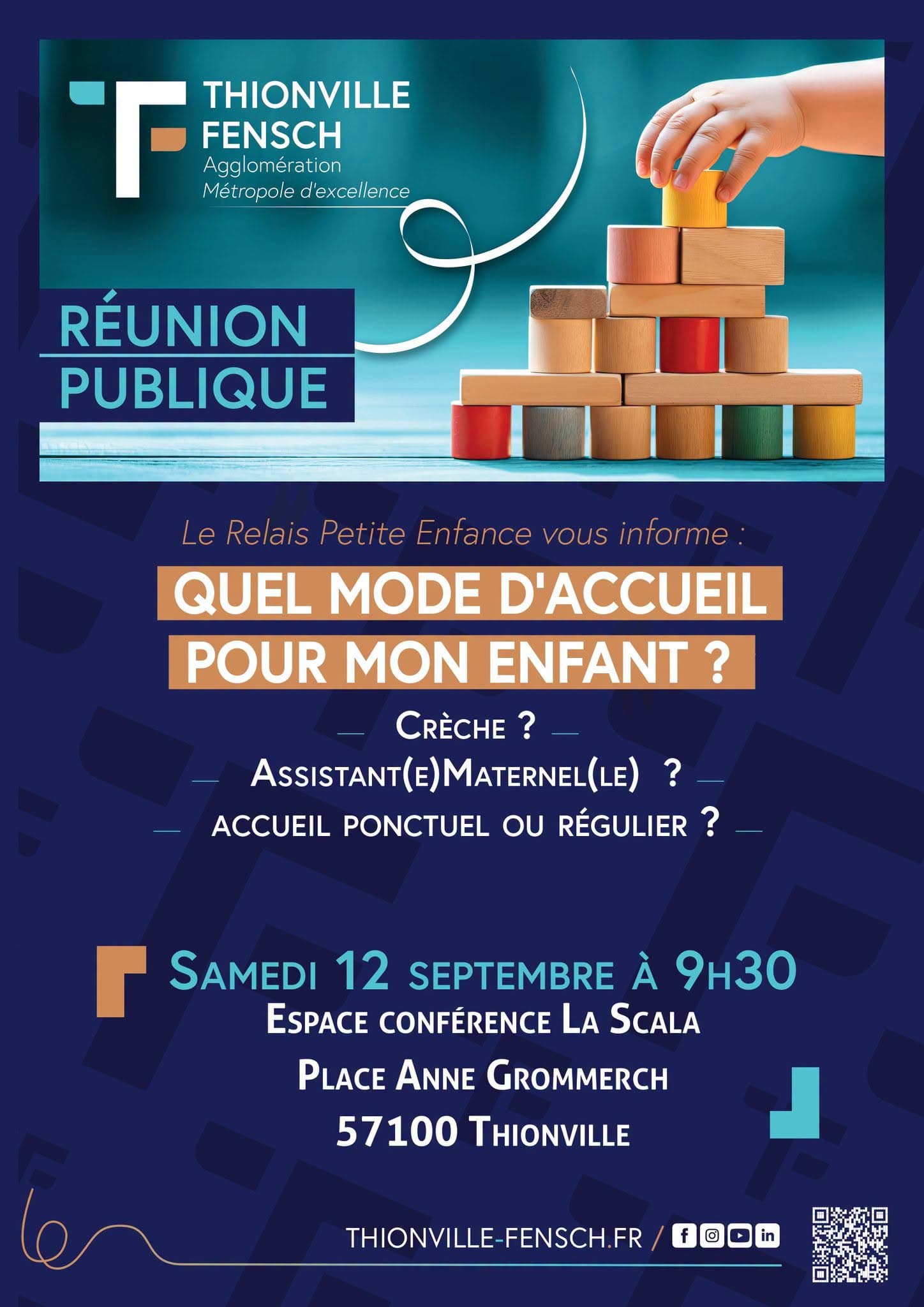 Réunion publique : Quel mode d'accueil pour mon enfant ?