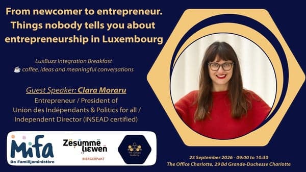 LBA Integration Breakfast with Clara Moraru: From Newcomer to Entrepreneur