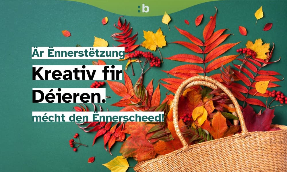 Hierschtmaart fir den Déiereschutz