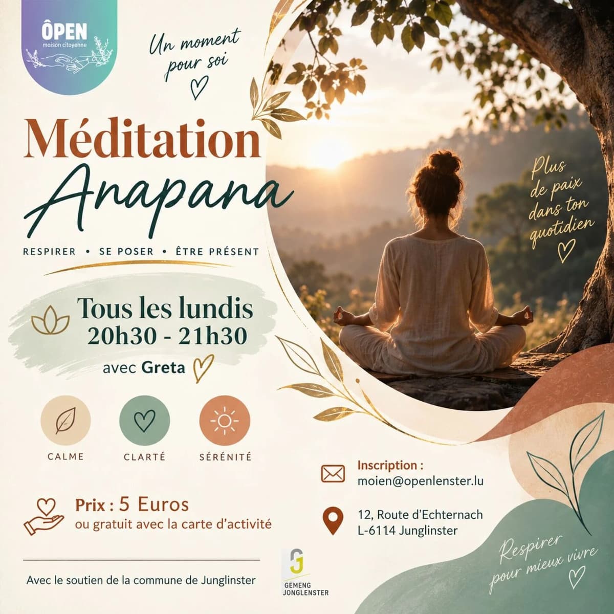Anapana Meditation with Greta