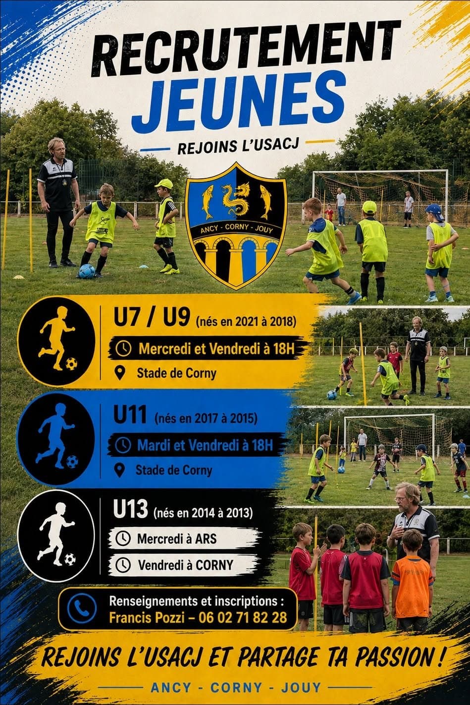 Recrutement jeunes à l'USACJ