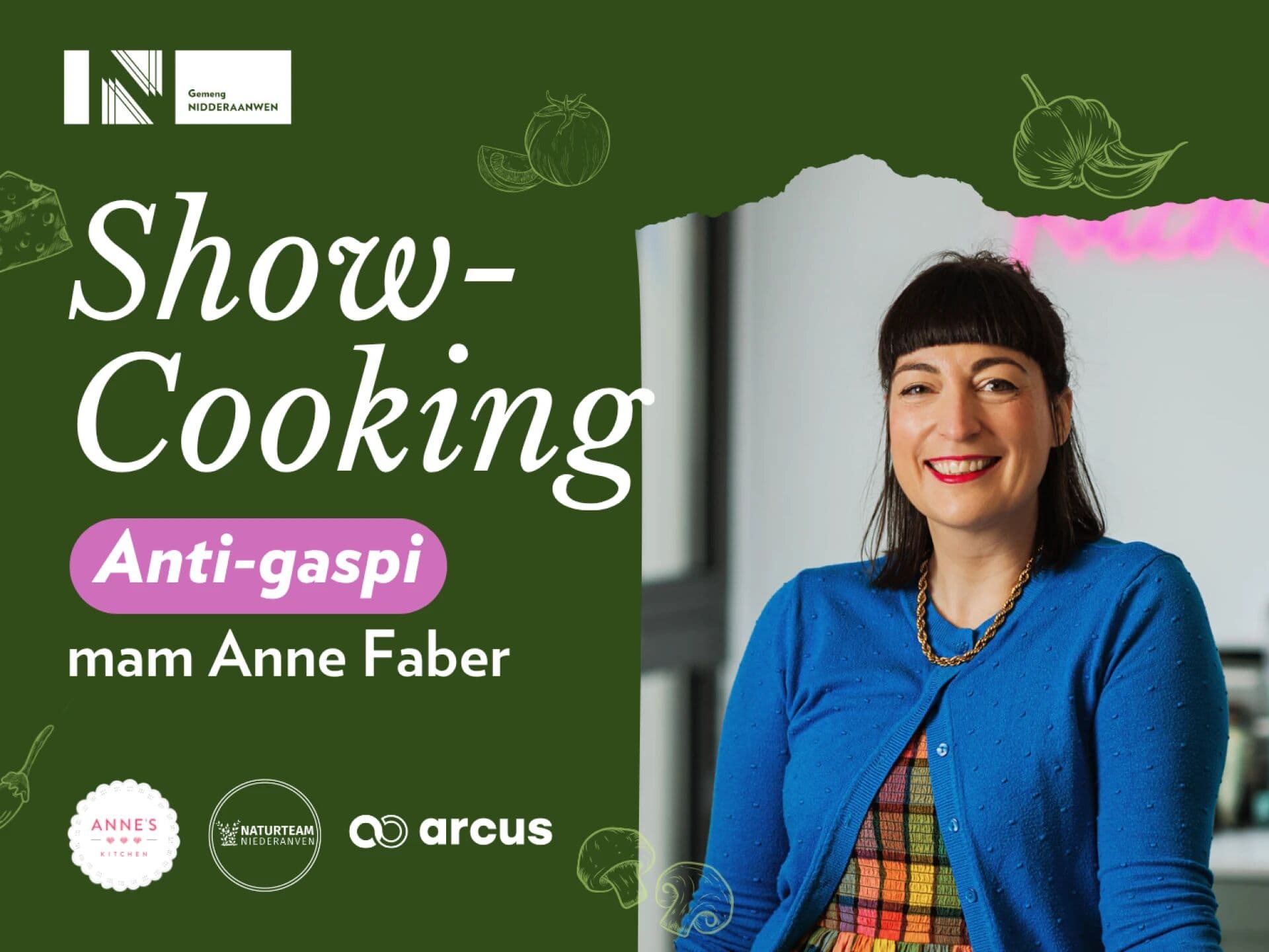 Anti-Waste Show Cooking with Anne Faber