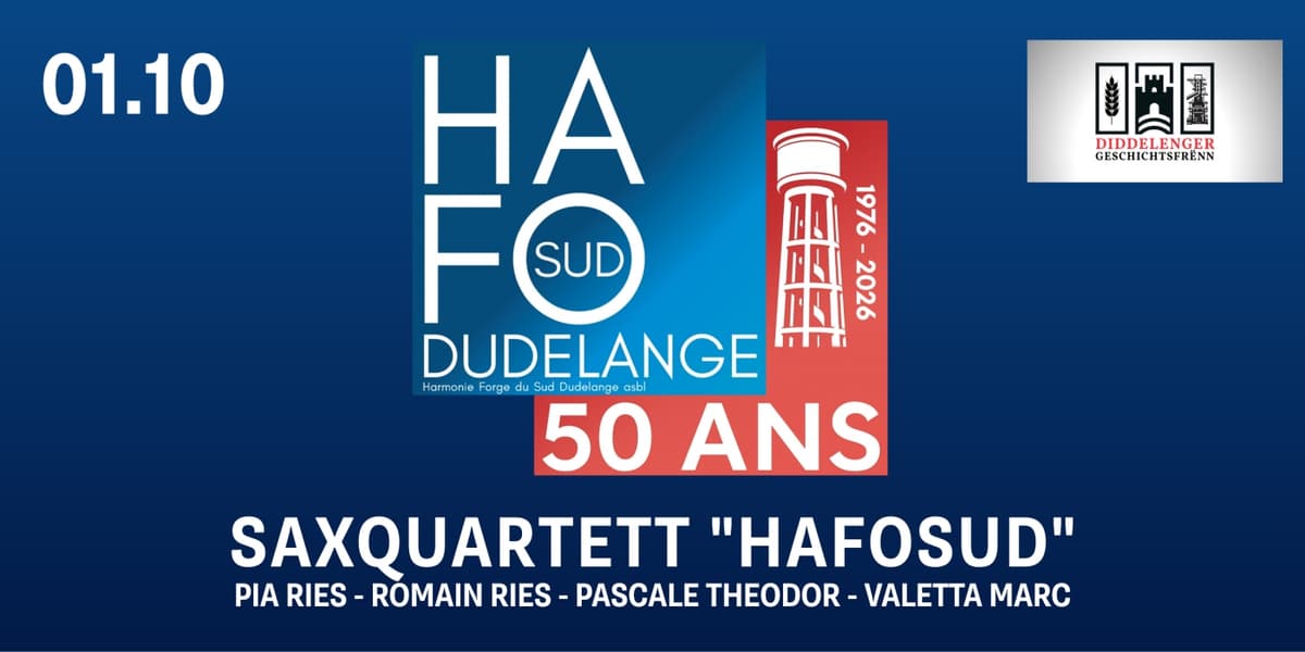 Harmonie Forge du Sud - 50th Anniversary Academic Session