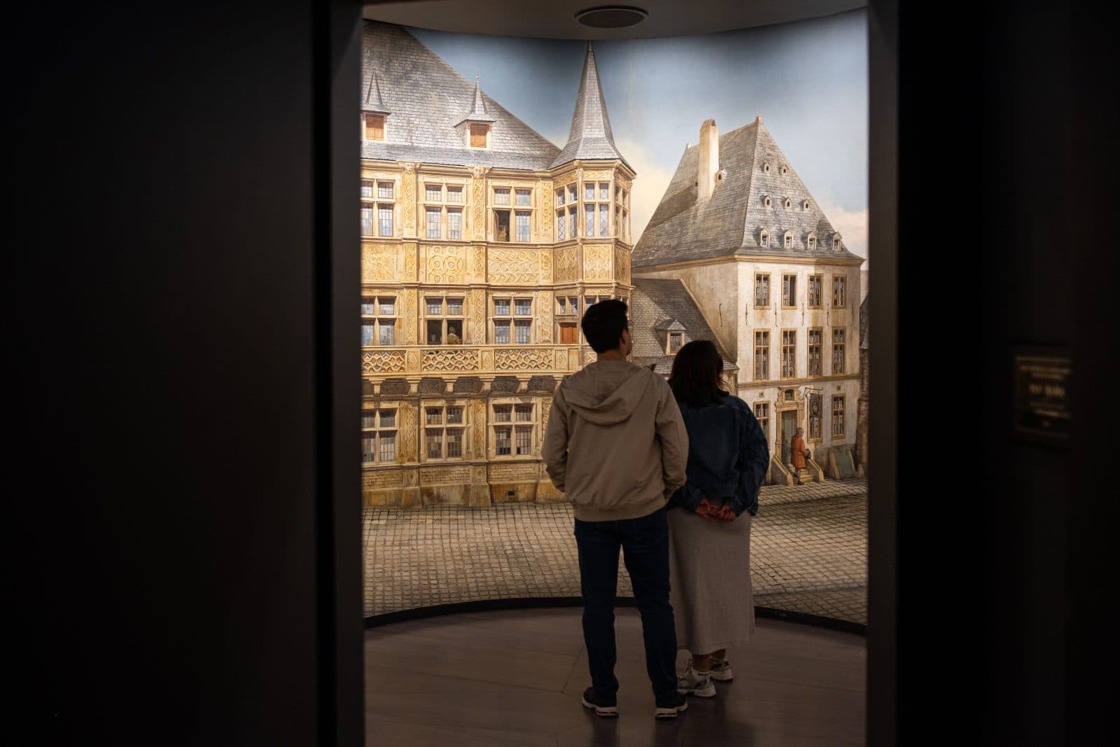 Les deux panoramas du Lëtzebuerg City Museum