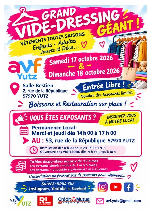 Grand vide-dressing de l’AVF