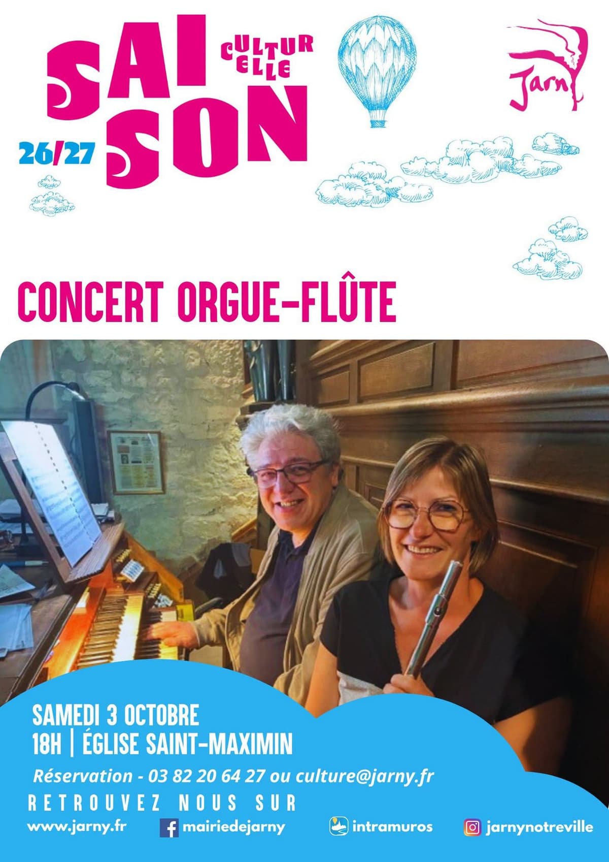 Cultural event – Organ and flute concert
