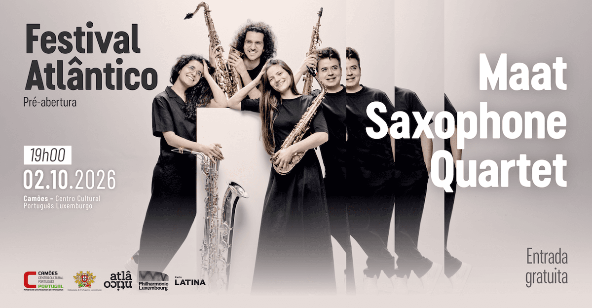 Concerto pré-abertura Festival Atlântico: Maat Saxophone Quartet