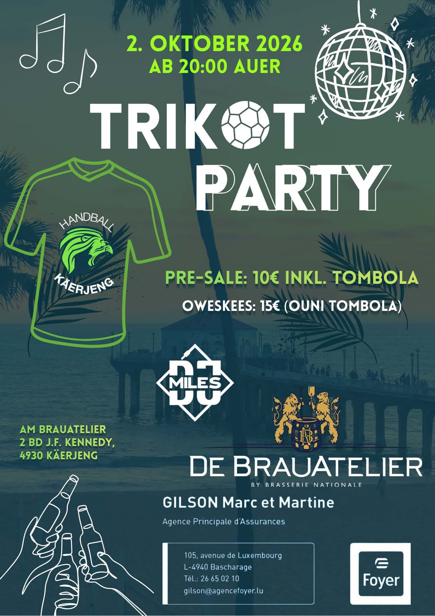 Trikot Party – Handball Käerjeng