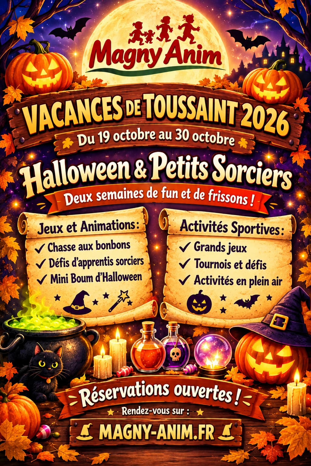 Centre aéré - Vacances de la Toussaint 2026