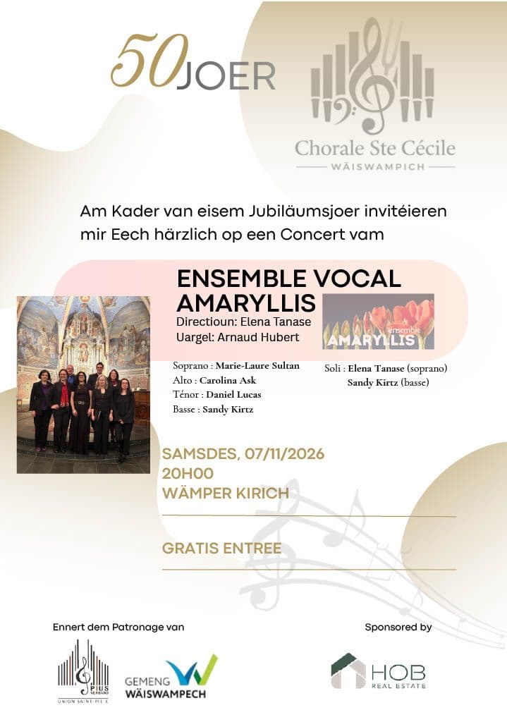Chorale Ste Cécile - Ensemble vocal Amaryllis