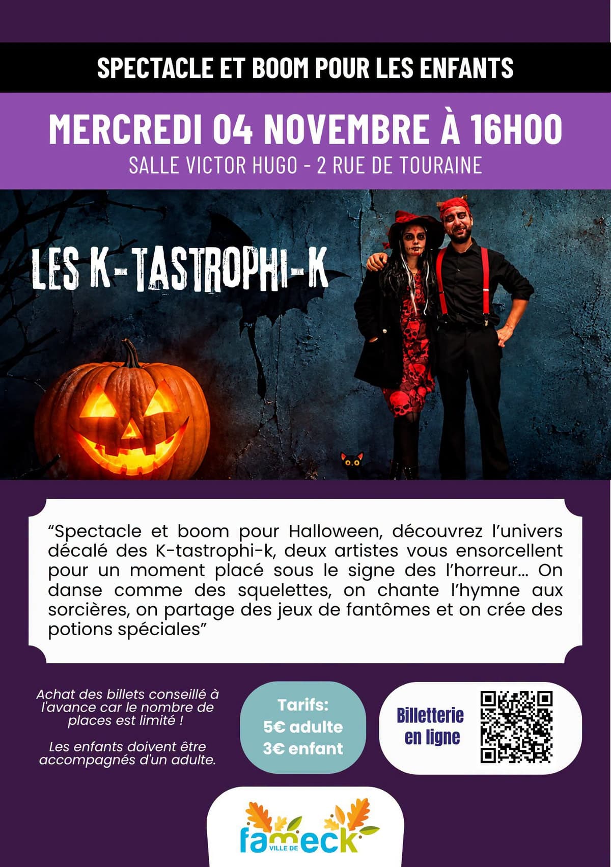 Spectacle et boom d’Halloween – Les K-tastrophi-K