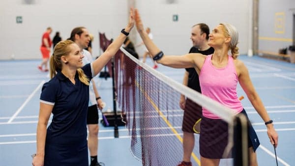 Doubles de badminton