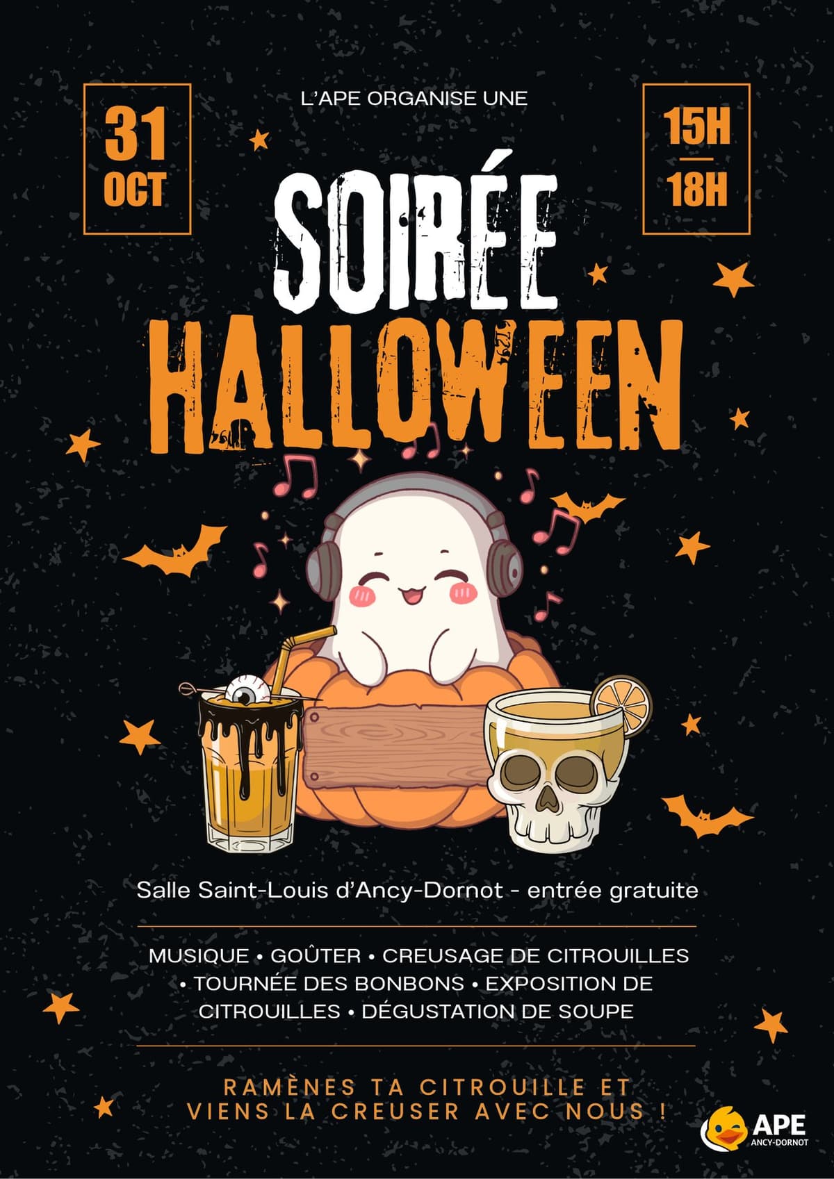Soirée Halloween à Ancy-Dornot