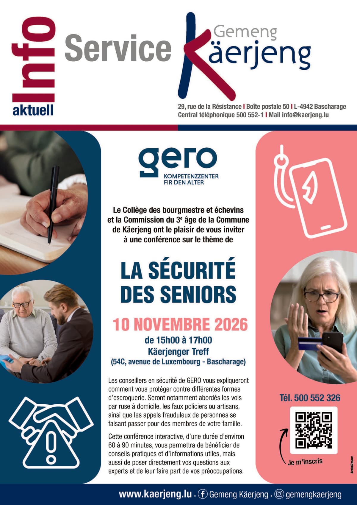 La sécurité des seniors – GERO – Commission du 3e âge