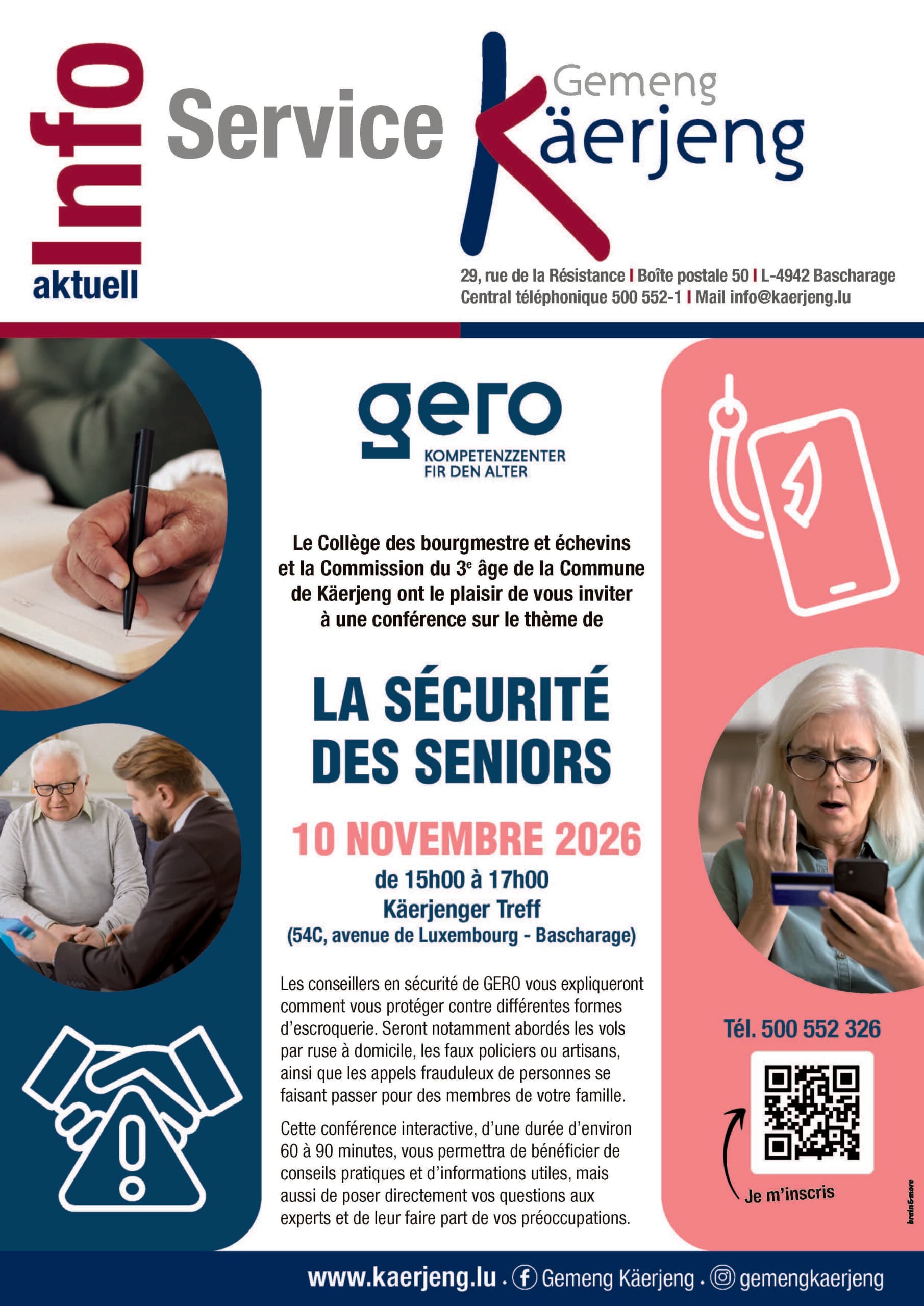 La sécurité des seniors – GERO – Commission du 3e âge