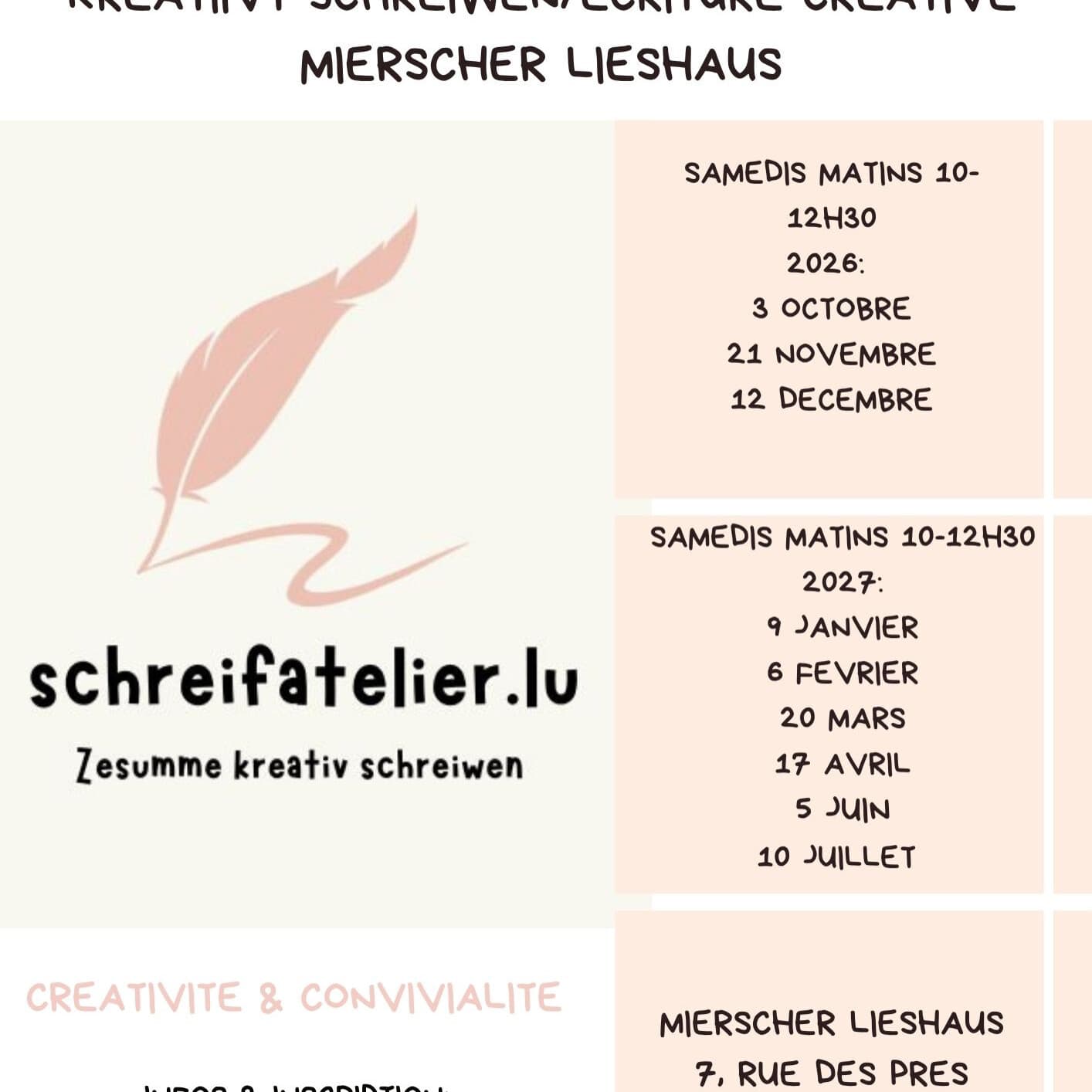 Creative writing workshop