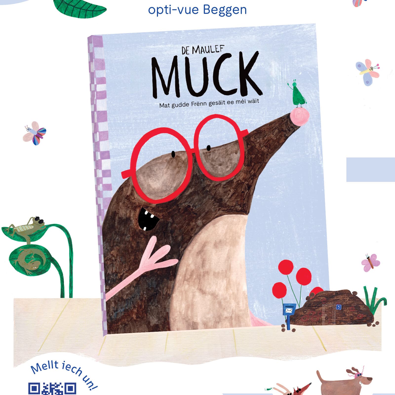 Lecture du livre "De Maulef, Muck - mat gudde Frënn gesäit ee méi wäit""