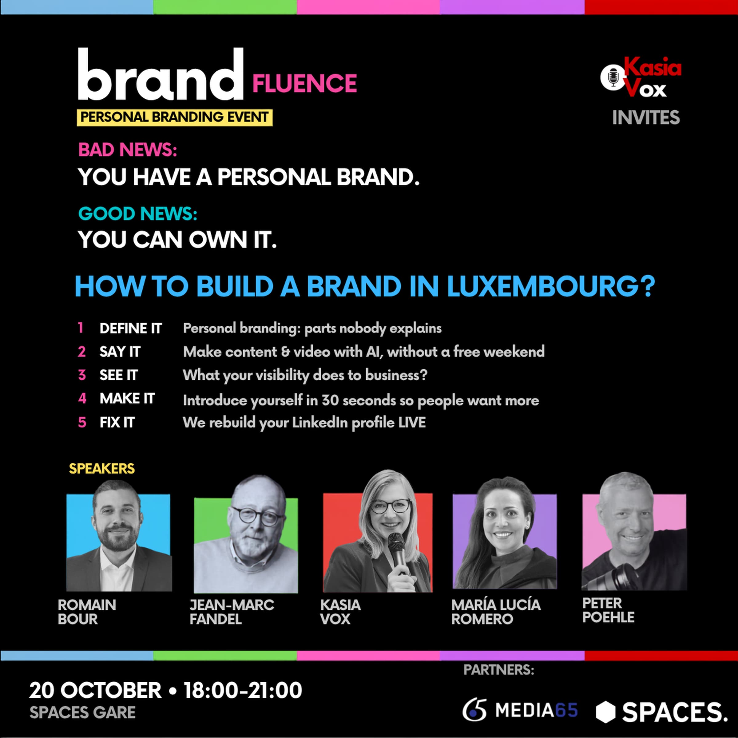 BRAND fluence - First personal branding event in Luxembourg