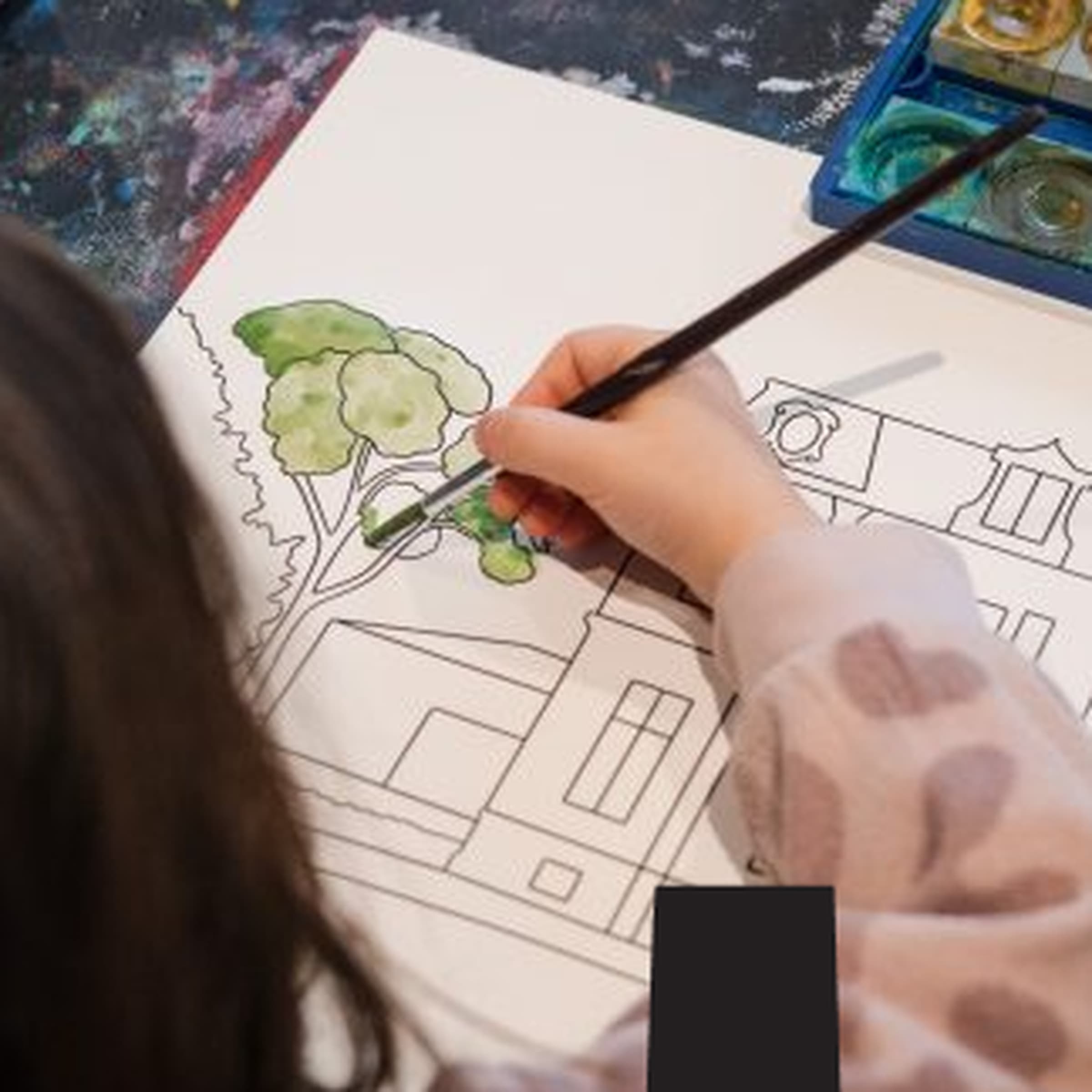The magic of water and colors