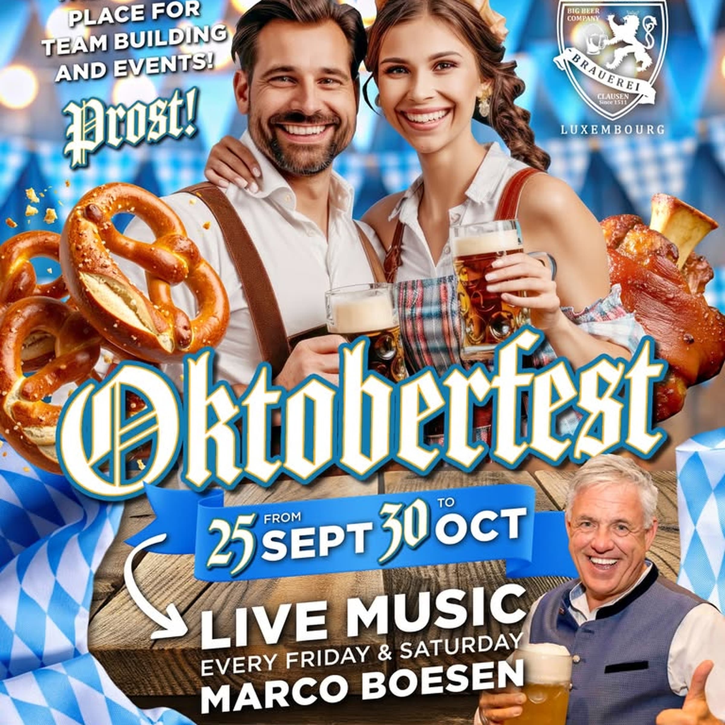 Oktoberfest 2026 – Live music with Marco Boesen