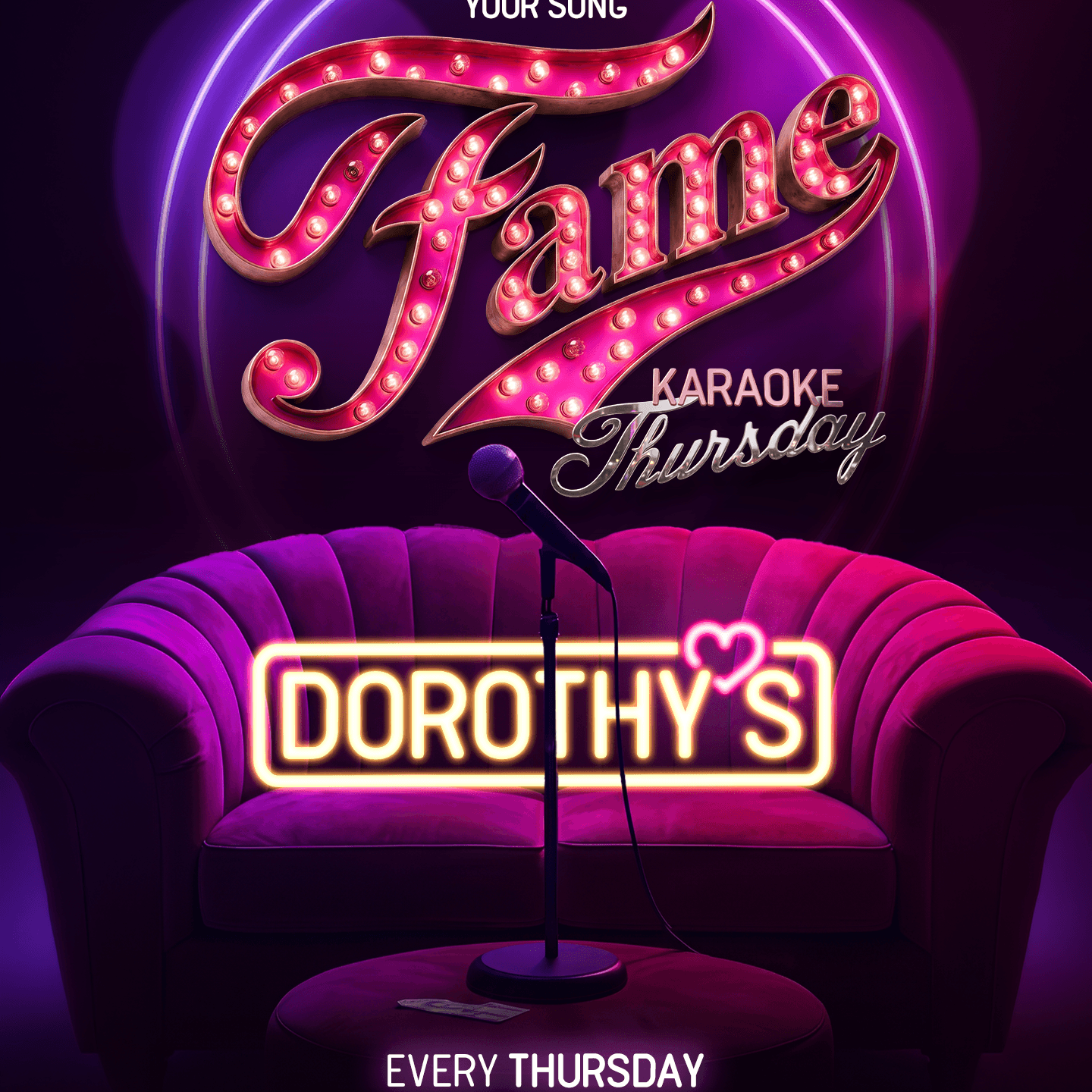 Fame — Karaoke Thursday at Dorothy’s