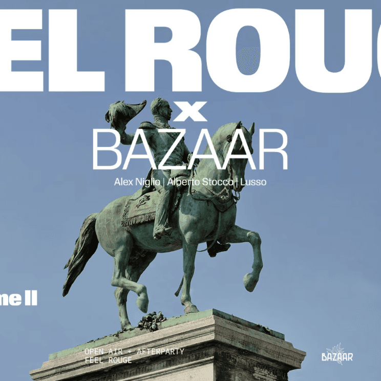 Bazaar X Feel rouge open air
