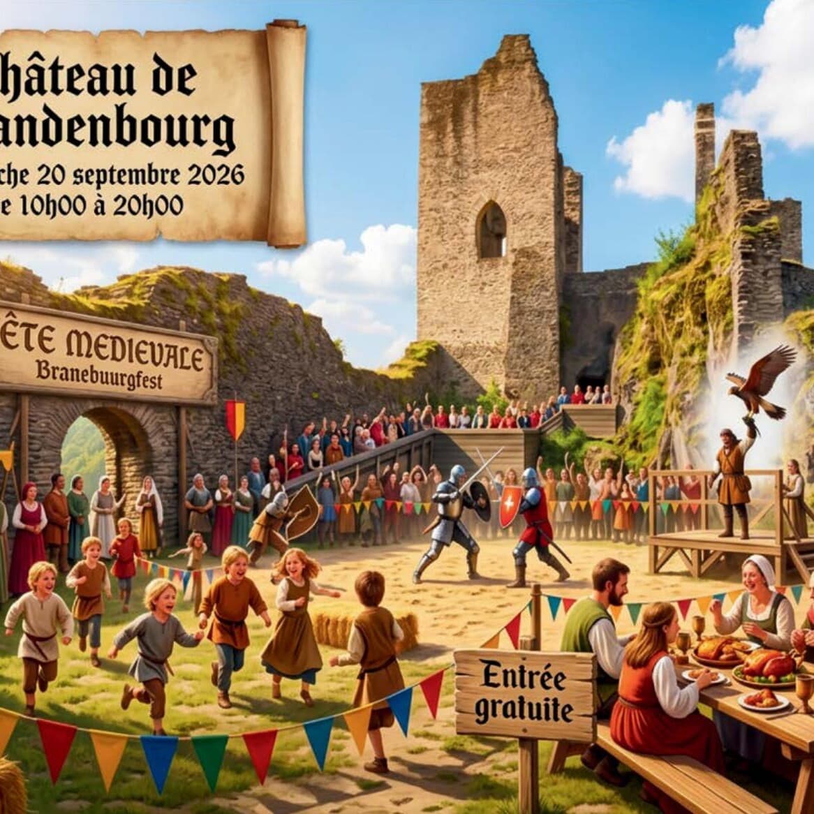 Medieval Festival at Brandenbourg Castle
