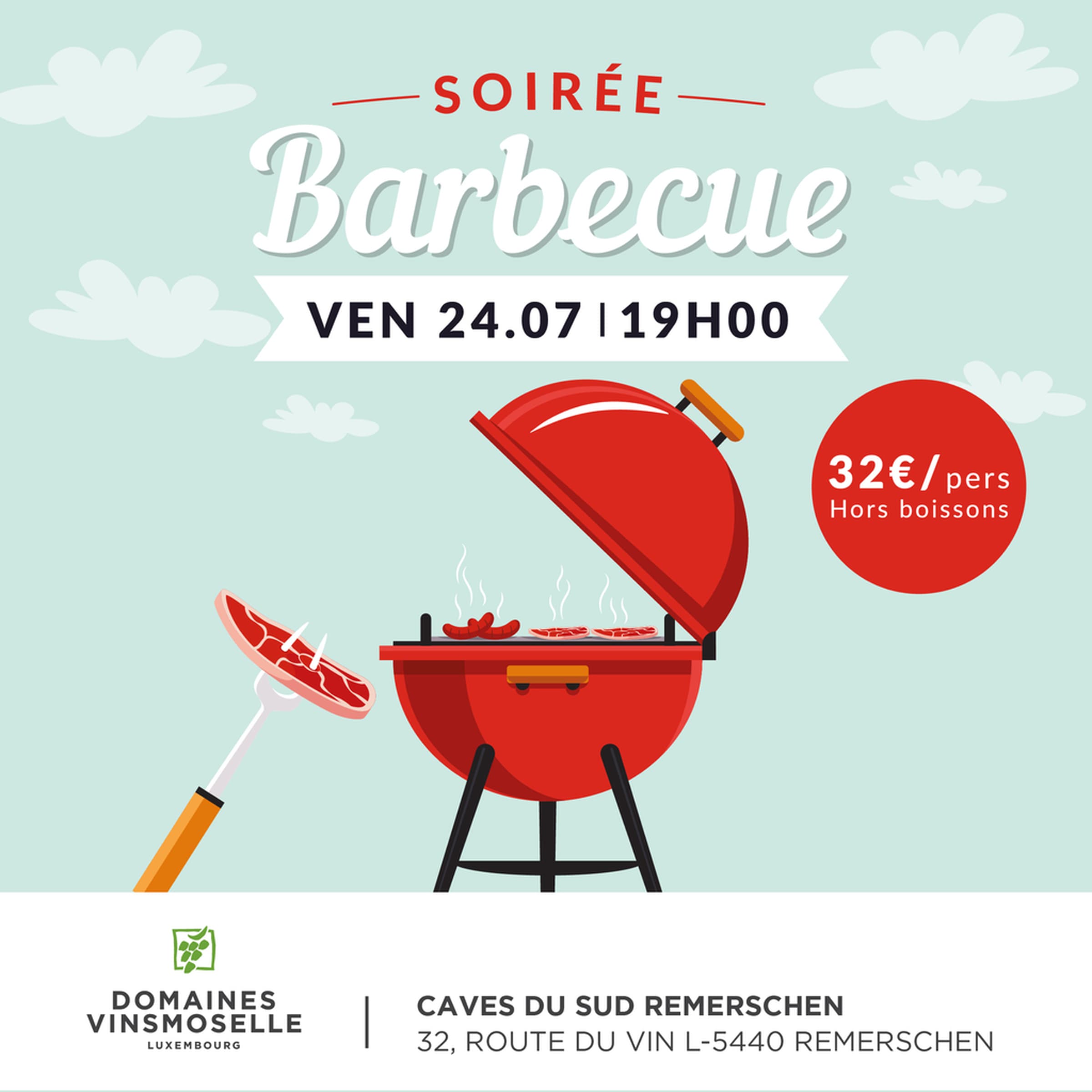 Soirée Barbecue au coeur des vignes