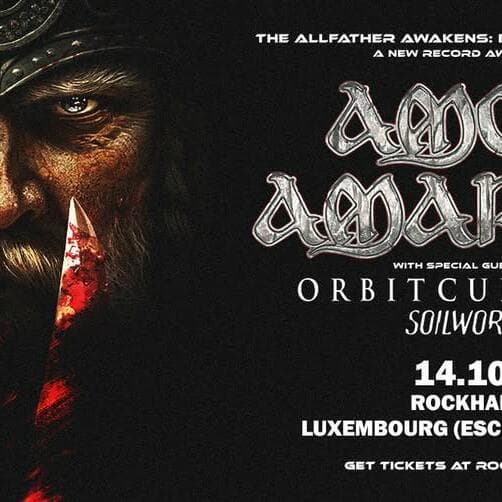 AMON AMARTH + ORBIT CULTURE + SOILWORK at Rockhal, Luxembourg