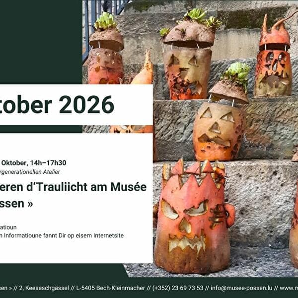 Nous fêtons « Trauliicht » au musée « A Possen »