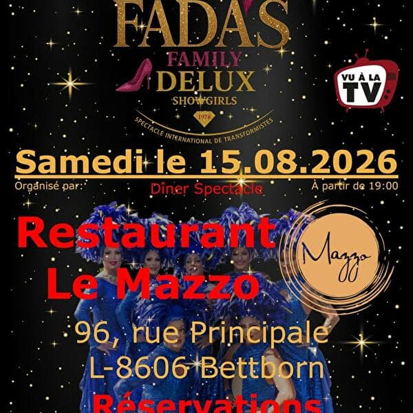 Fada's Family Delux Show Girls Performance - Restaurant Le Mazzo Bettborn Préizerdaul