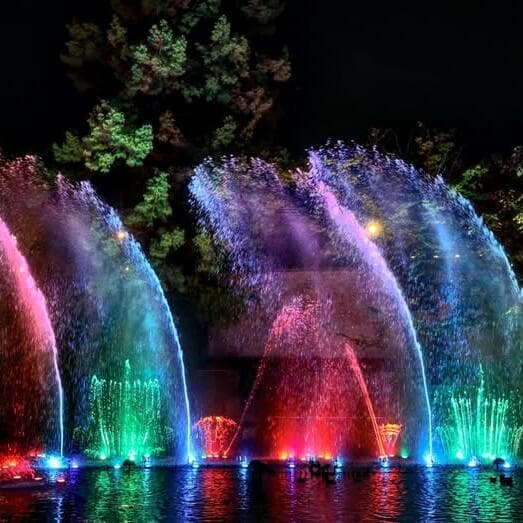 Sound and Light Show Dancing Fountains in Metz
