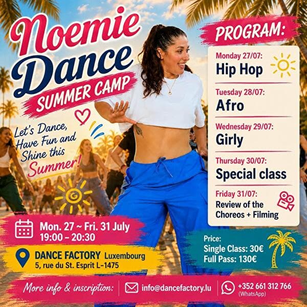 Summer dance camp avec Noemie