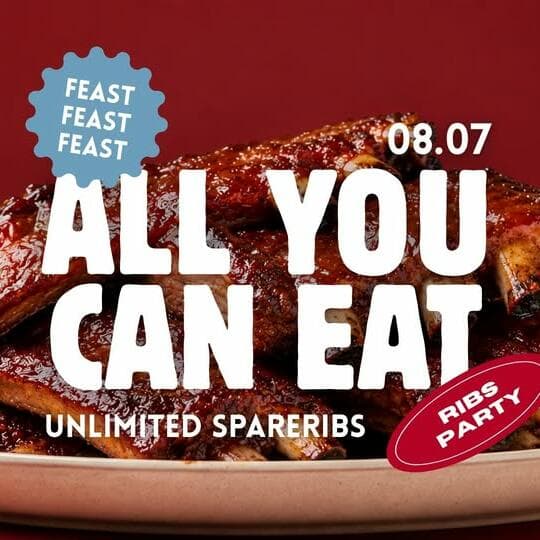 All you can eat spareribs