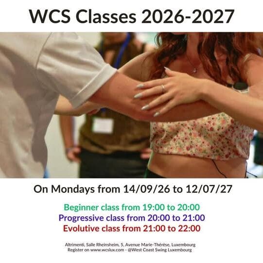 West Coast Swing Classes 2026-2027
