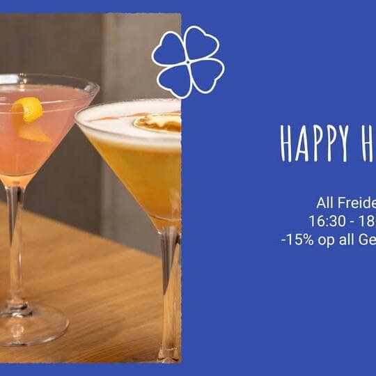 Happy Hour – Tous les vendredis à la Brasserie Elmen