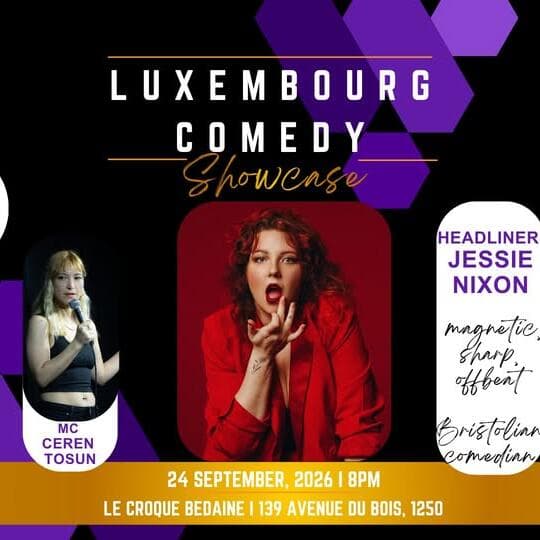 Luxembourg Comedy Showcase in English - Jessie Nixon (UK)