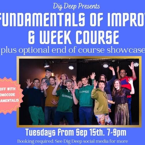 Théâtre d’improvisation: cours de 6 semaines